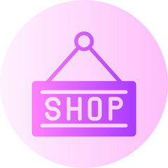 shop gradient icon