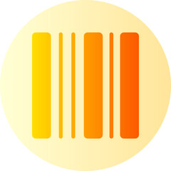 barcode gradient icon