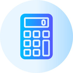 calculator gradient icon