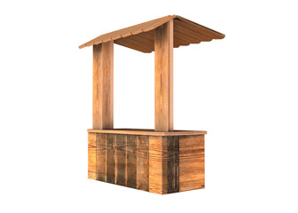 Booth stand 3d design