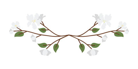 Floral Ornaments, Frames, dividers, borders, frames and lines. For Invitations, Banners, Posters, Placards, Badges. Vector isolated illustration.