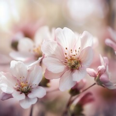 Fototapeta premium close up of pink daisy flowers.