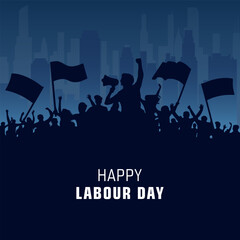 World labour day. Happy labour day vector illustration.