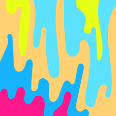 Colorful Groovy background design concept, abstract background