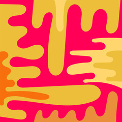 Colorful Groovy background design concept, abstract background