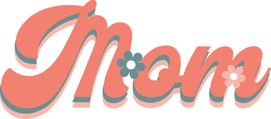 Retro Mom Svg, Retro Mom, Mom Svg Design, Mother's Day Design, Sublimation