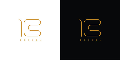 Modern and sophisticated number 13 logo design.