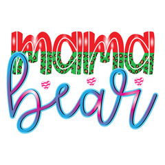 Naklejka premium Mom Typography Sublimation Design