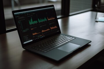 laptop computer concept, generative ai