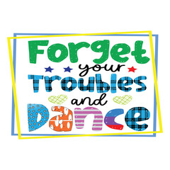 Motivational Typography Sublimation Design