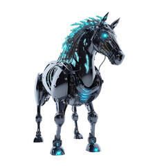 Unicorn Robot fantasy ,Sci-fi,ai