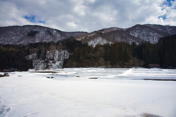 Fototapeta na wymiar 岐阜県 白川郷の風景 