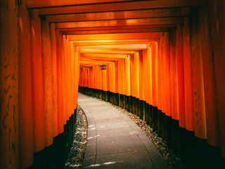 Gordijnen 【日本】京都の伏見稲荷大社の鳥居　旅行  © Akio Mic