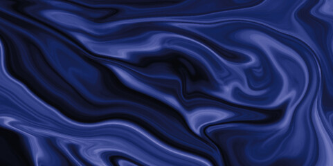 Blue texture silk fabric background. Blue color satin silk with wave, abstract background luxury cloth, elegance wallpaper design. Abstract background luxury cloth or soft liquid wave fashion.