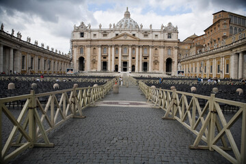 Naklejka premium Piazza san Pietro - Vatican - Roma - Italy