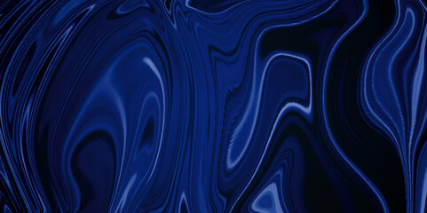 Abstract blue background liquid. Abstract swirl and wave on blue background.