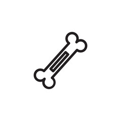 Bone Dog Pet Outline Icon
