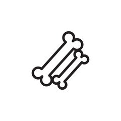 Bone Dog Pet Outline Icon