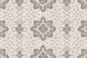 seamless lace themed pattern with background, seamless pattern with lace, beautiful lace pattern, Generative AI