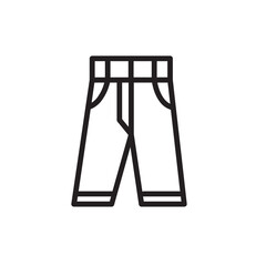 Pants Summer Wear Outline Icon