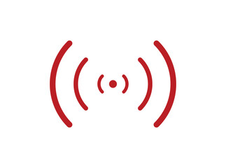 Live streaming icon. Red symbol and button of live streaming, broadcasting, online stream. Lower third template for tv, show, movie and live performance.	