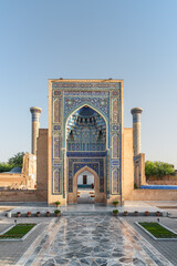 Obraz premium Exterior of the Gur-e-Amir (Guri Amir) in Samarkand, Uzbekistan