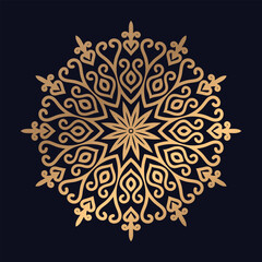 Elegant Islamic pattern mandala design illustrations background vector template