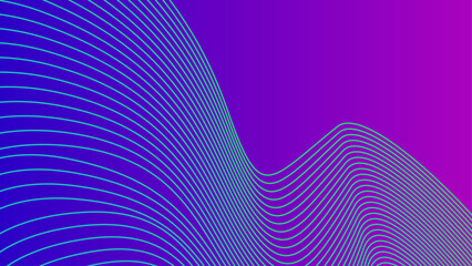 blue purple tech wavy lines gradient background vector illustration	