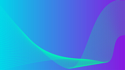 blue purple tech wavy lines gradient background vector illustration	