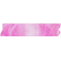 Watercolor washi tape pink