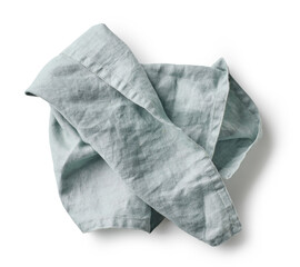 crumpled cotton napkin