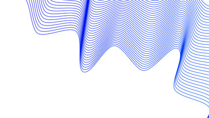 blue wavy tech lines abstract background illustration eps	