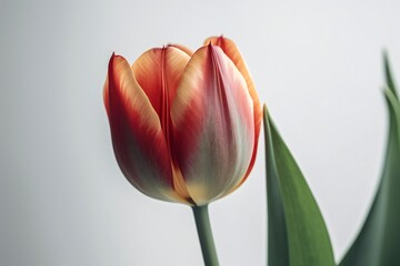 AI Generative Captivating Tulips The Beauty of Minimalist Photography