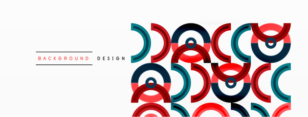 Colorful circle abstract background with vibrant and eye-catching design that incorporates a variety of different shades and hues creating a swirling, dynamic effect