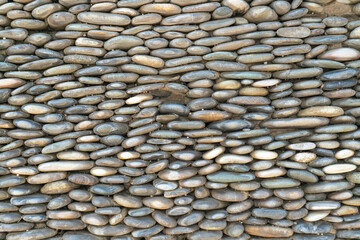 the texture of the pebbles in close-up as a background	