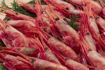 新鮮で美味しいエビ