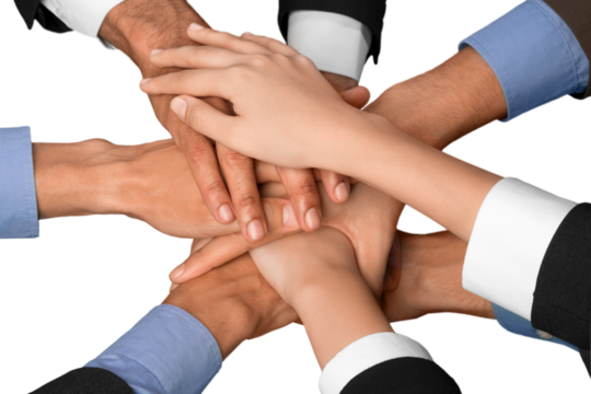 Group of Business People Joining Hands