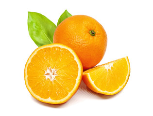 Fototapeta na wymiar orange isolated on white