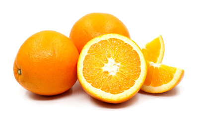 orange isolated on white