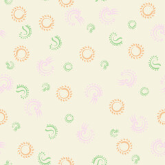 vintage seamless pattern design with retro color combination,printable seamless pattern design