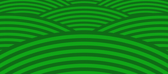 farm green banner, organic abstract background with fields