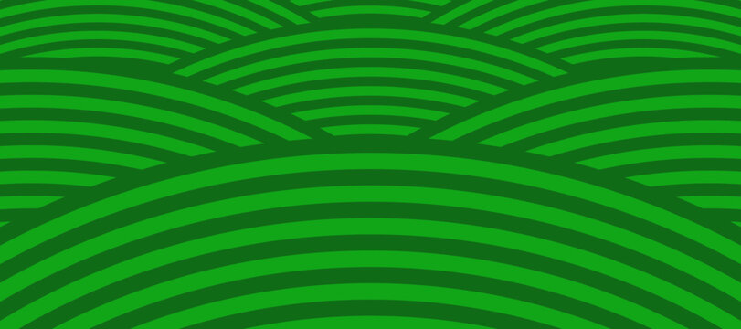 farm green banner, organic abstract background with fields