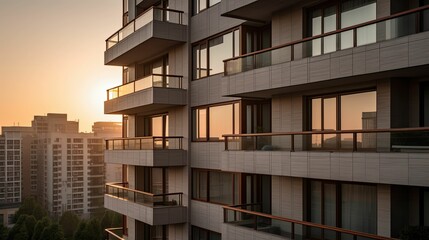 Fototapeta premium The Power of Modern Architecture: A Generative AI Perspective on the Design of Contemporary Office Buildings