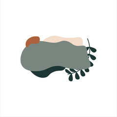 Boho Leaf Floral Banner