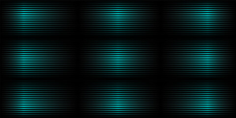 Obraz premium Abstract laser striped lined horizontal glowing background