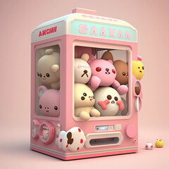 claw machine kawaii