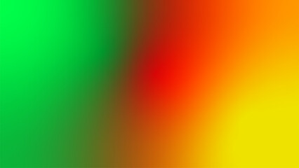 abstract green yellow red flag tricolor gradient background