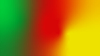 abstract green yellow red flag tricolor gradient background