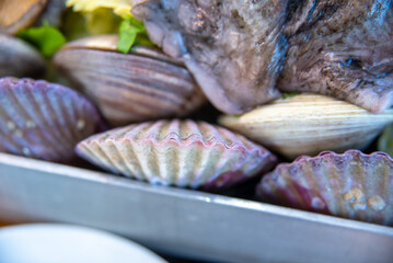 South Korea food. Seafood Hot Pot