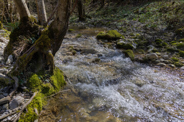 Seven waterfalls trail in Istria, Croatia